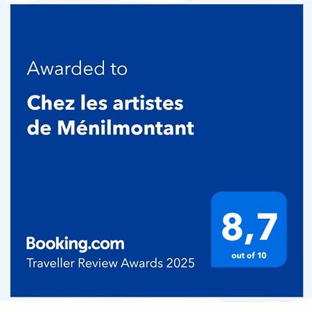 Chez Les Artistes De Menilmontant Lejlighed Paris Eksteriør billede